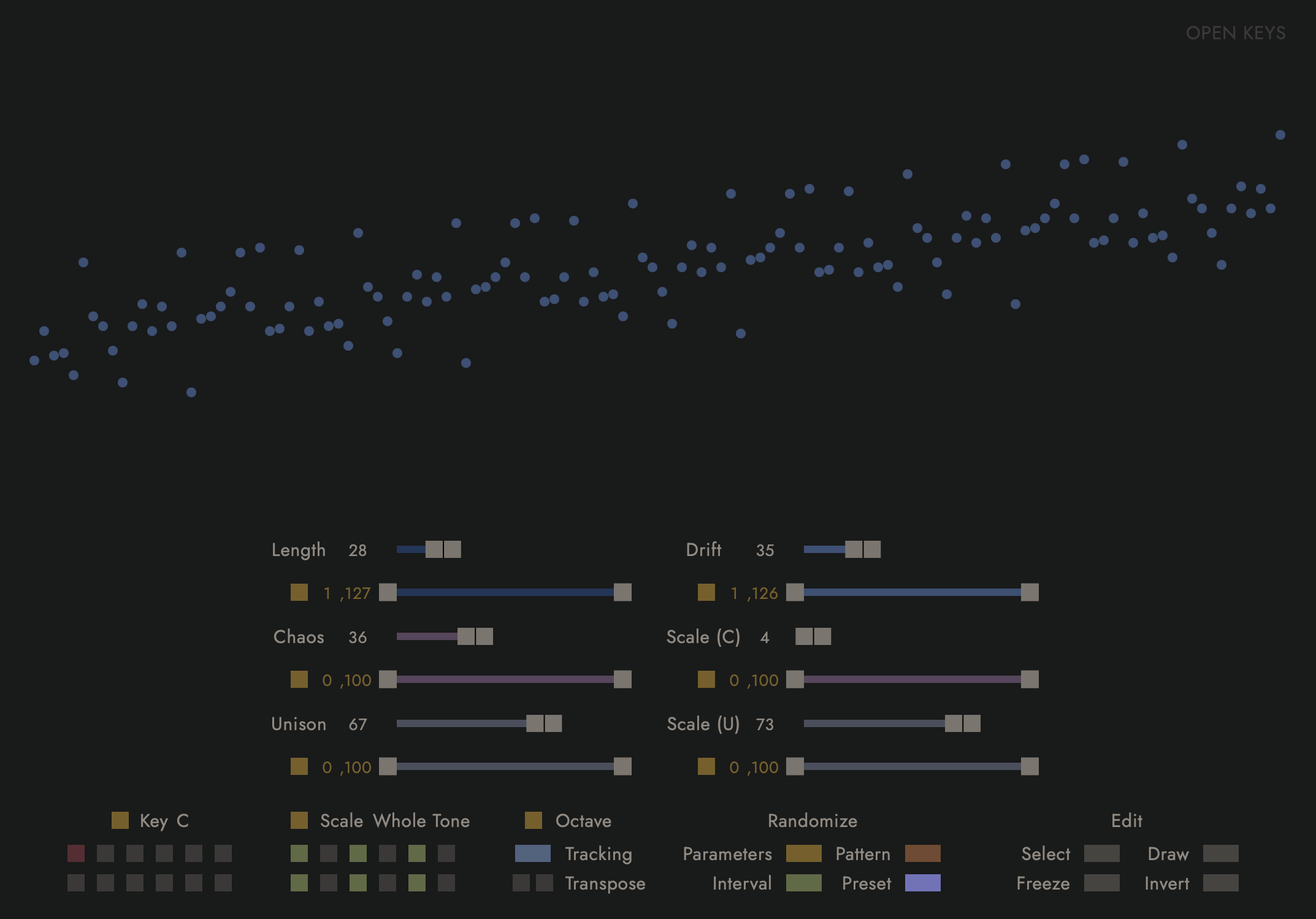 Open Keys dark mode